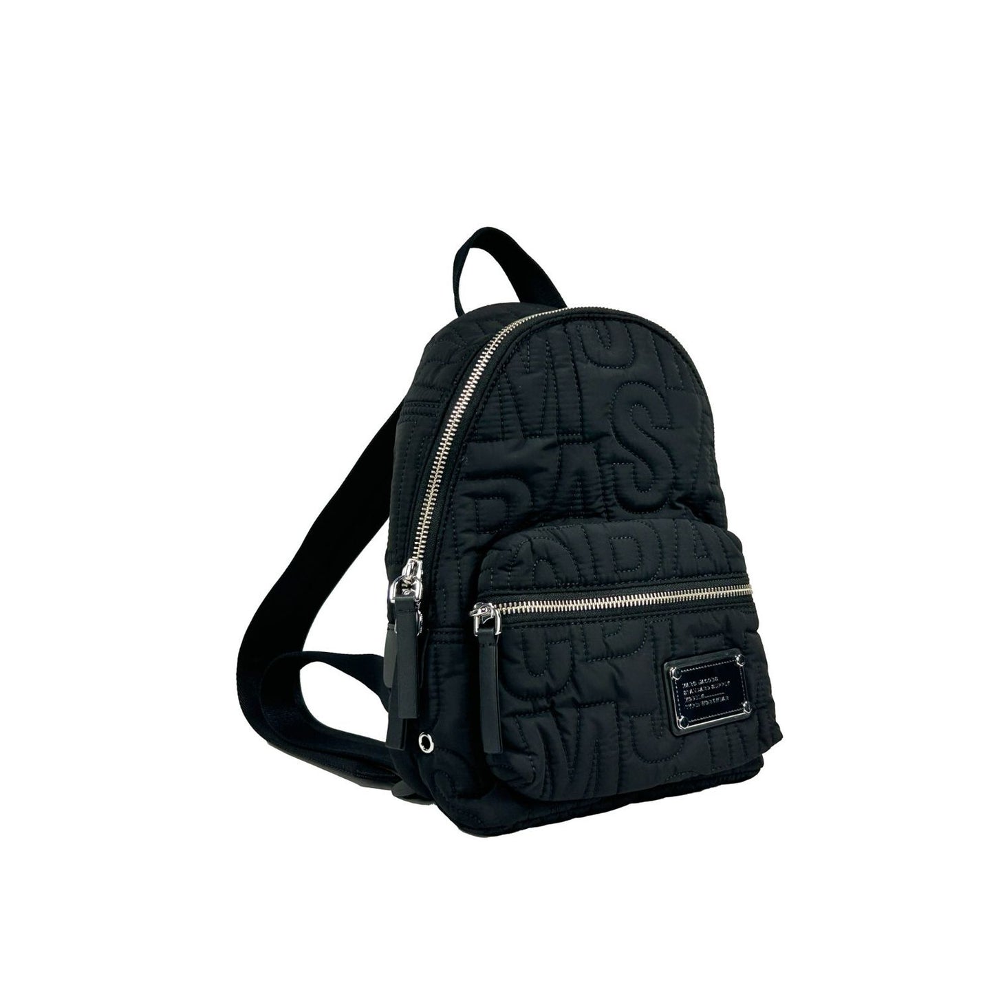 Marc Jacobs Small Black Quilted Backpack Bookbag