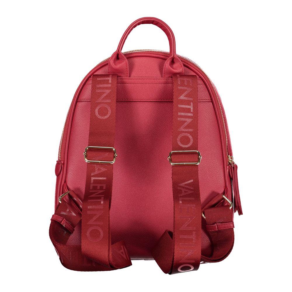 Mario Valentino Red Polyurethane Women's Backpack