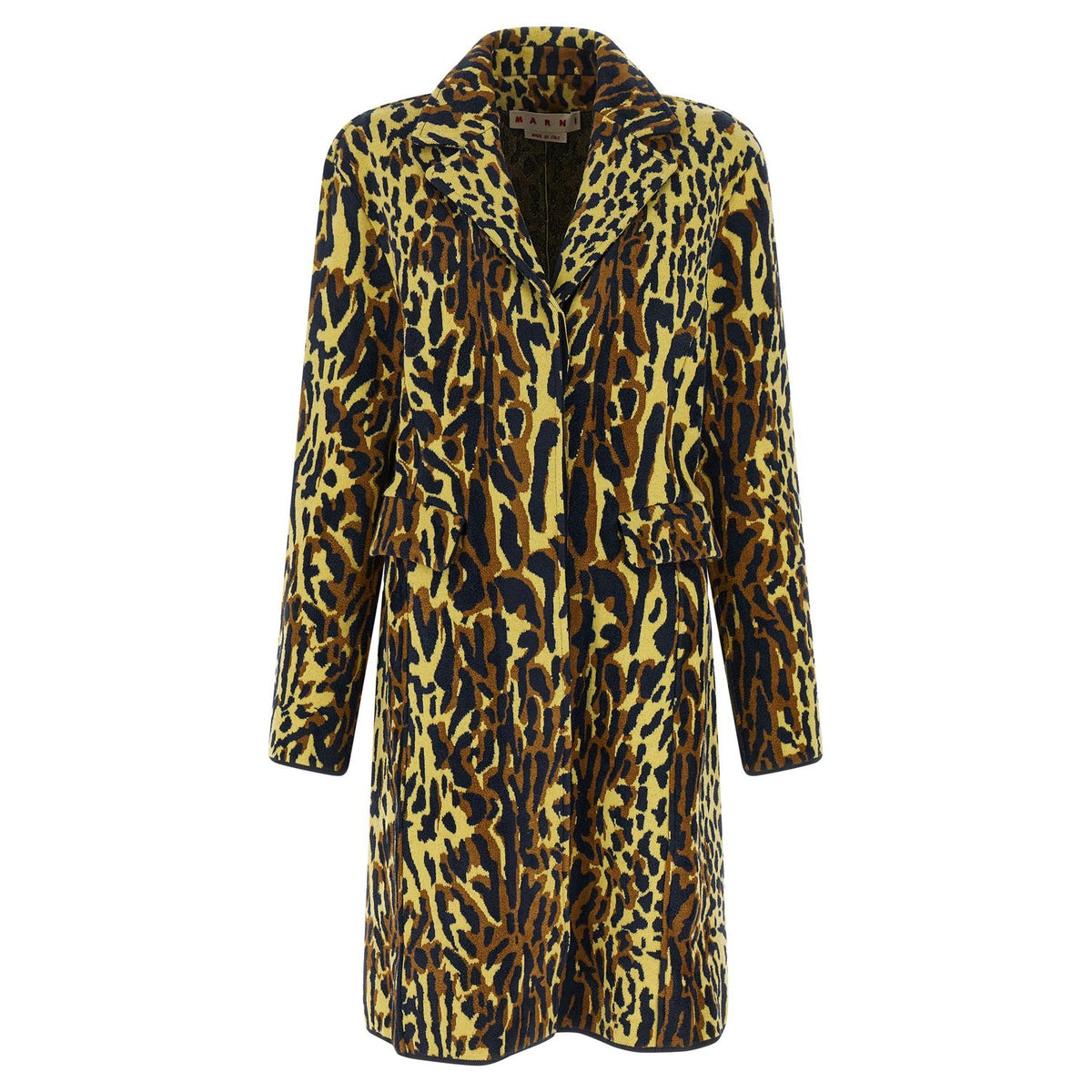 Marni Multicolor Virgin Wool Coat
