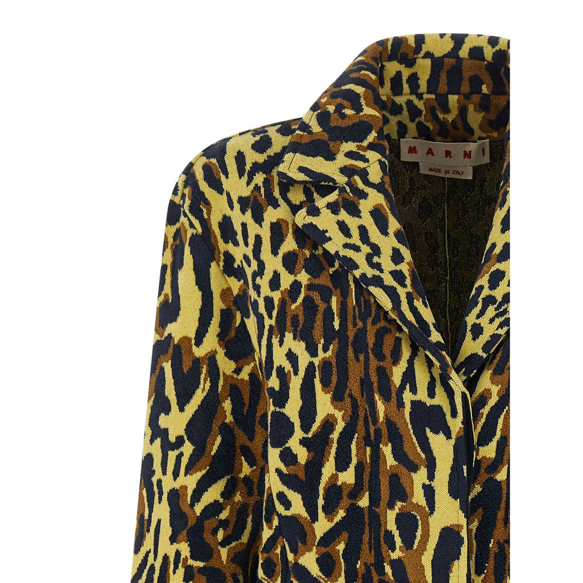 Marni Multicolor Virgin Wool Coat