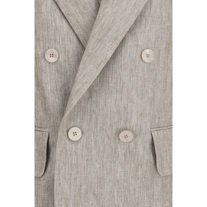 Max Mara Beige Linen Blazer 1728,72470364320,Beige,Blazers - Suits & Blazers - Clothing,Clothing,IT40 | M,IT42 | L,IT44 | L,Max Mara,New with tags,Suits & Blazers - Clothing,Women