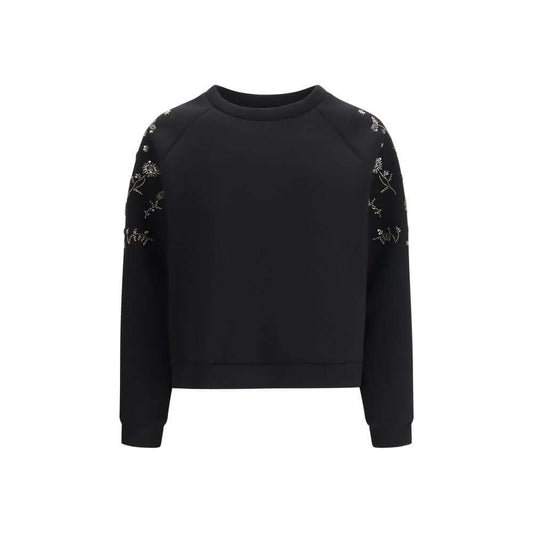 Max Mara Black Polyester Sweatshirt