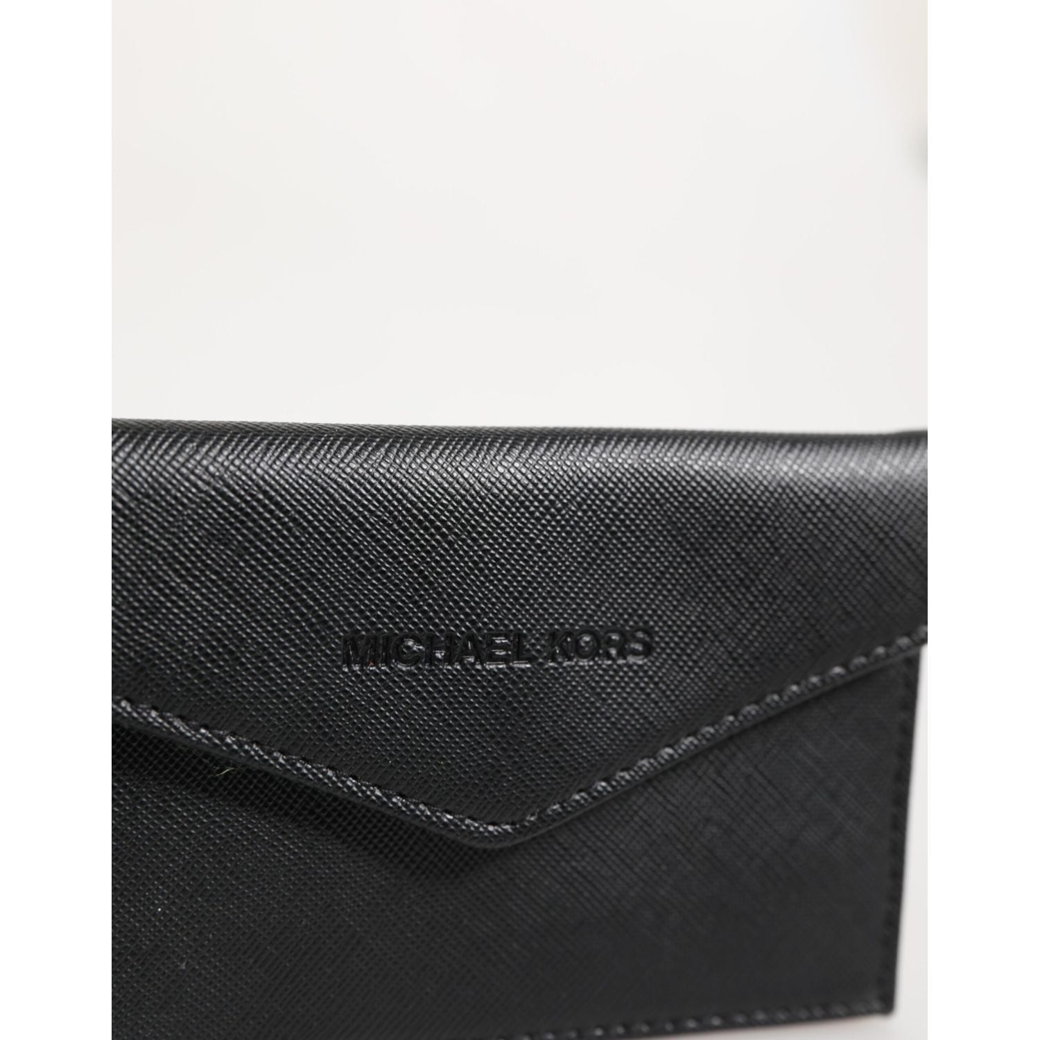 Michael Kors Black Saffiano Leather Envelope Holder Men's Accessory Wallet