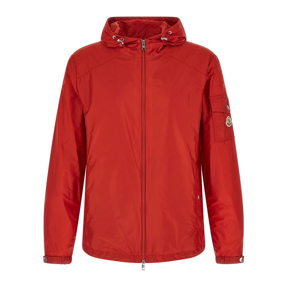 Moncler Red Polyamide Shell Jacket