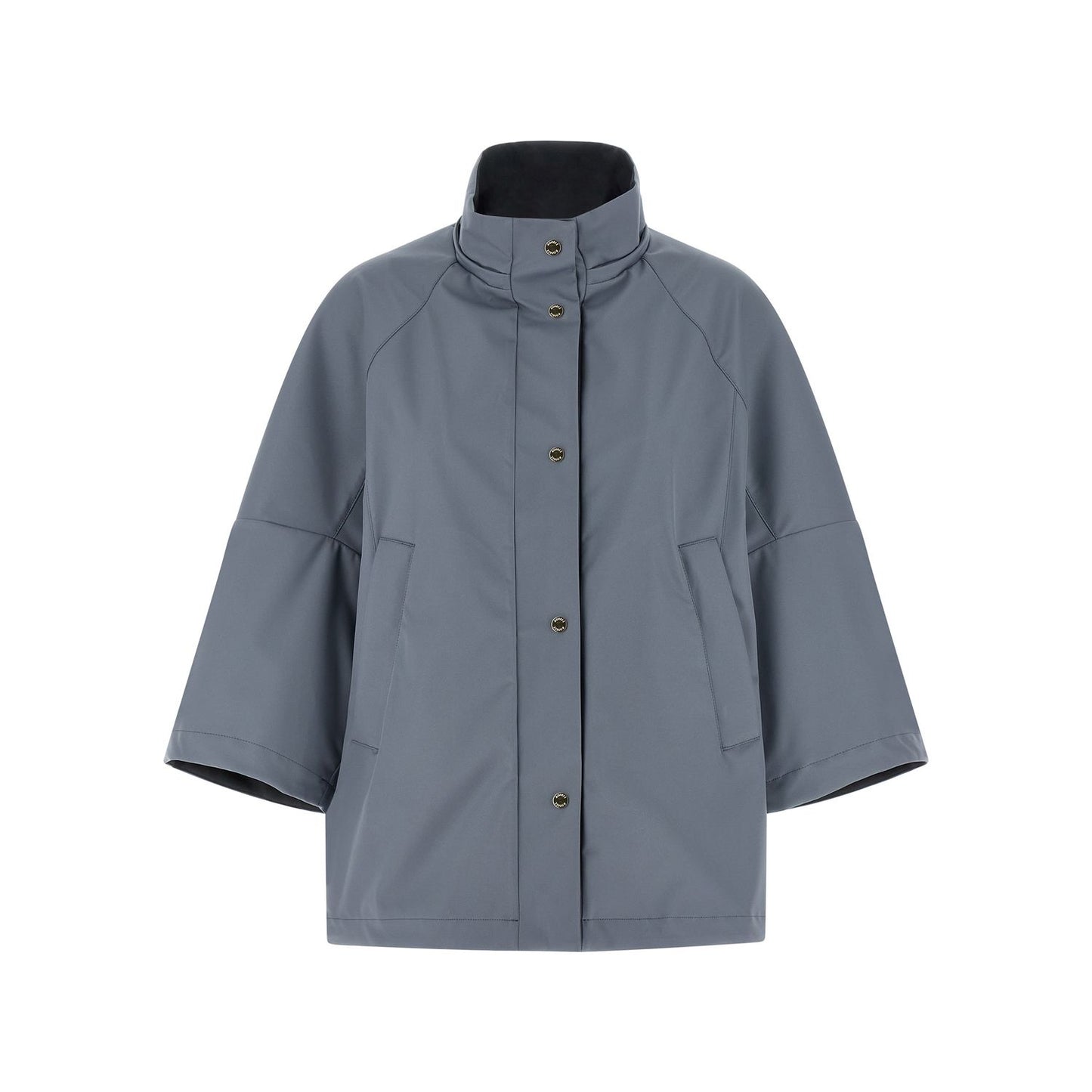 MooRER Blue Polyester Shell Jacket