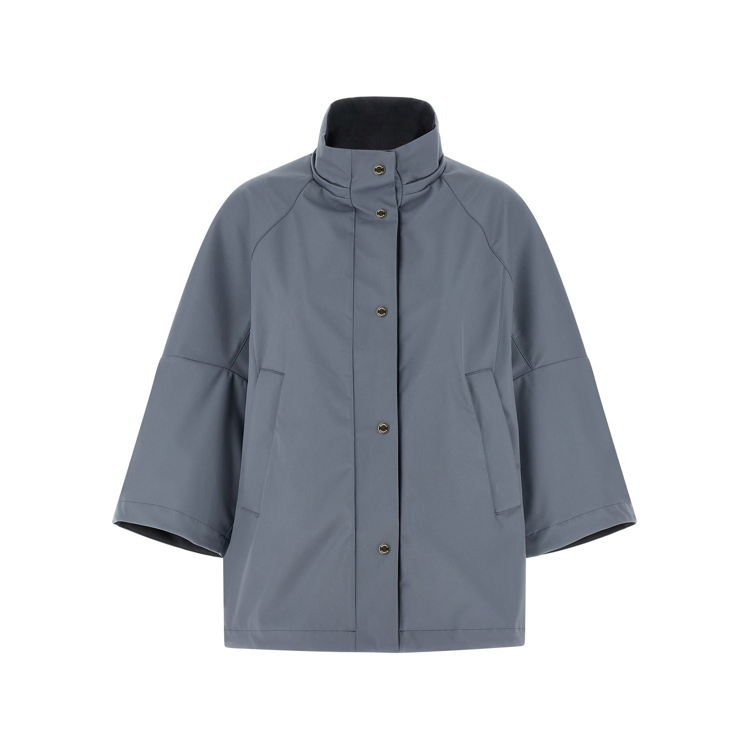 MooRER Blue Polyester Shell Jacket