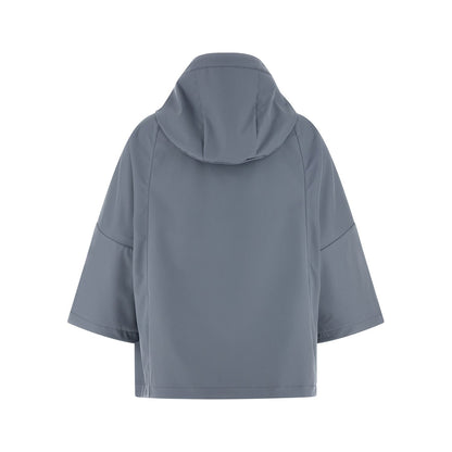 MooRER Blue Polyester Shell Jacket