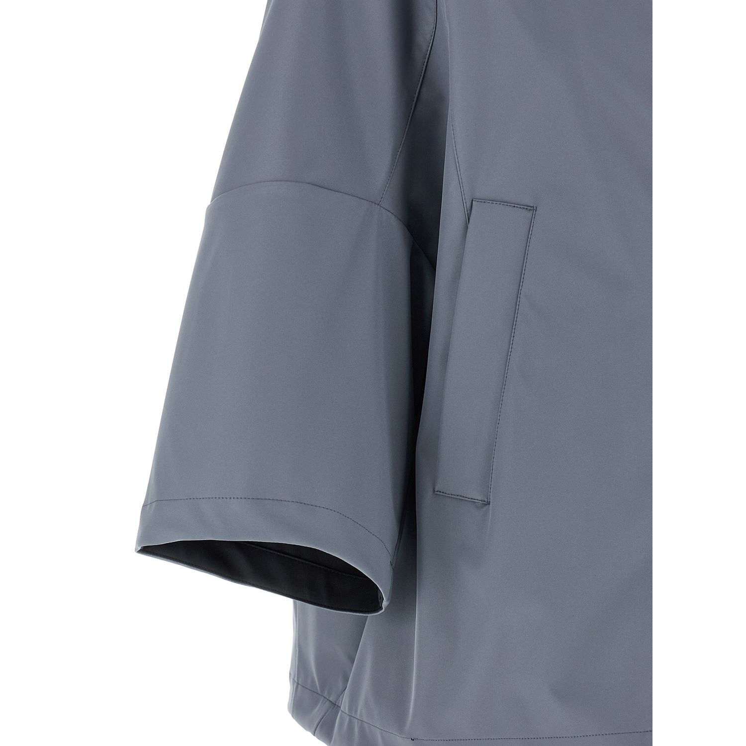 MooRER Blue Polyester Shell Jacket