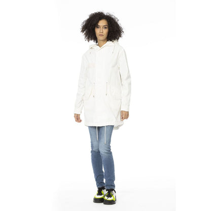 Mr&Mrs Italy White Cotton Women Parka