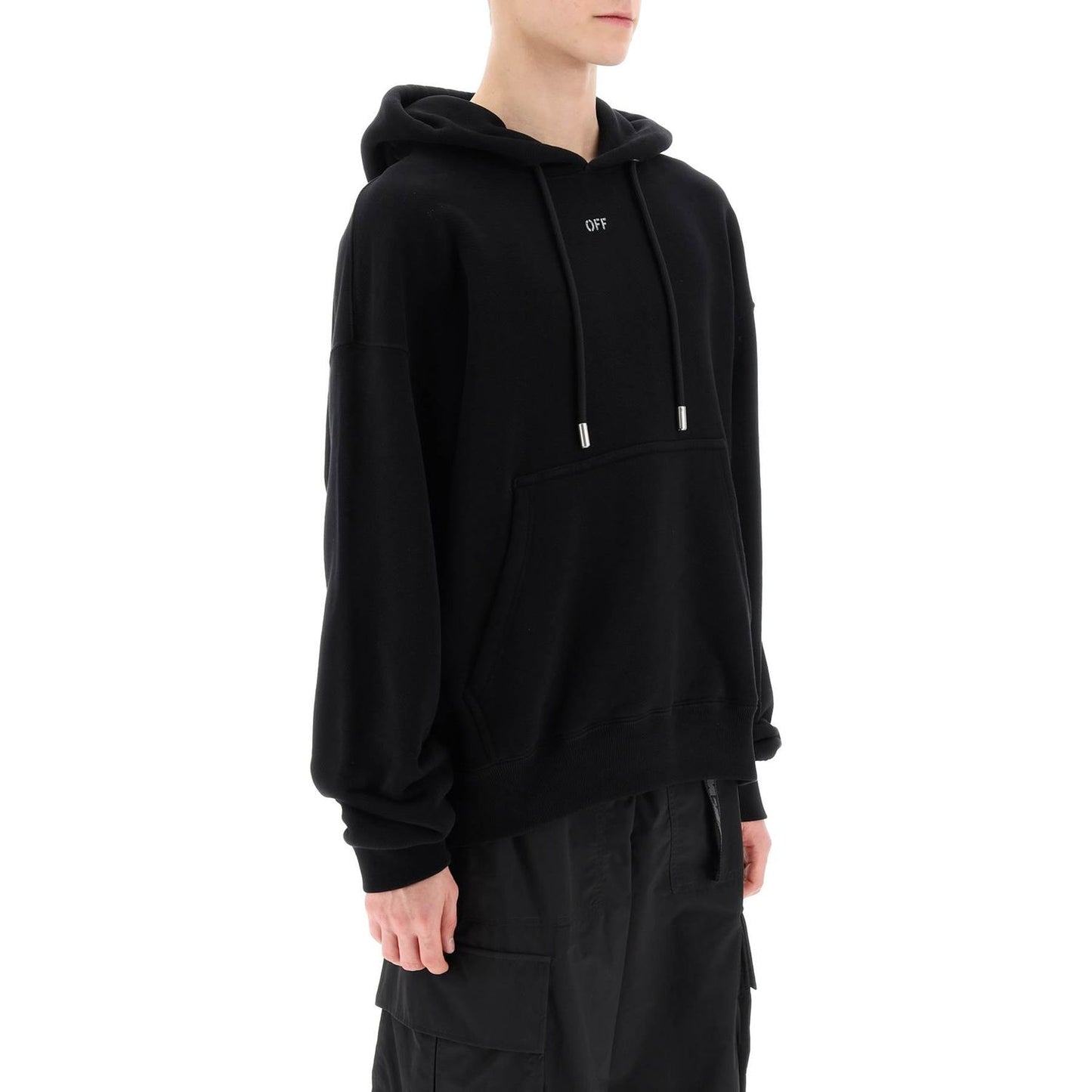 Off-White skate hoodie with off logo Topwear Off-White