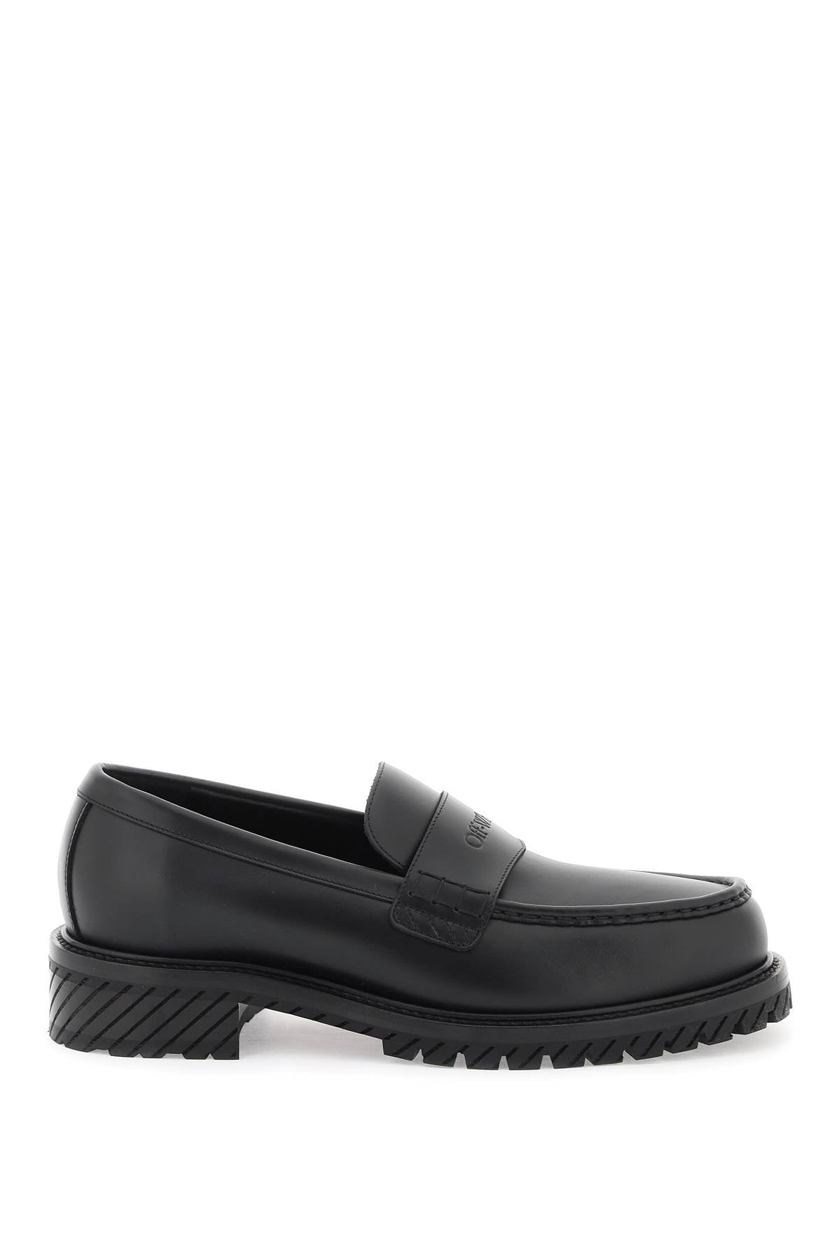 Off-White leather loafers for Moccasins Off-White