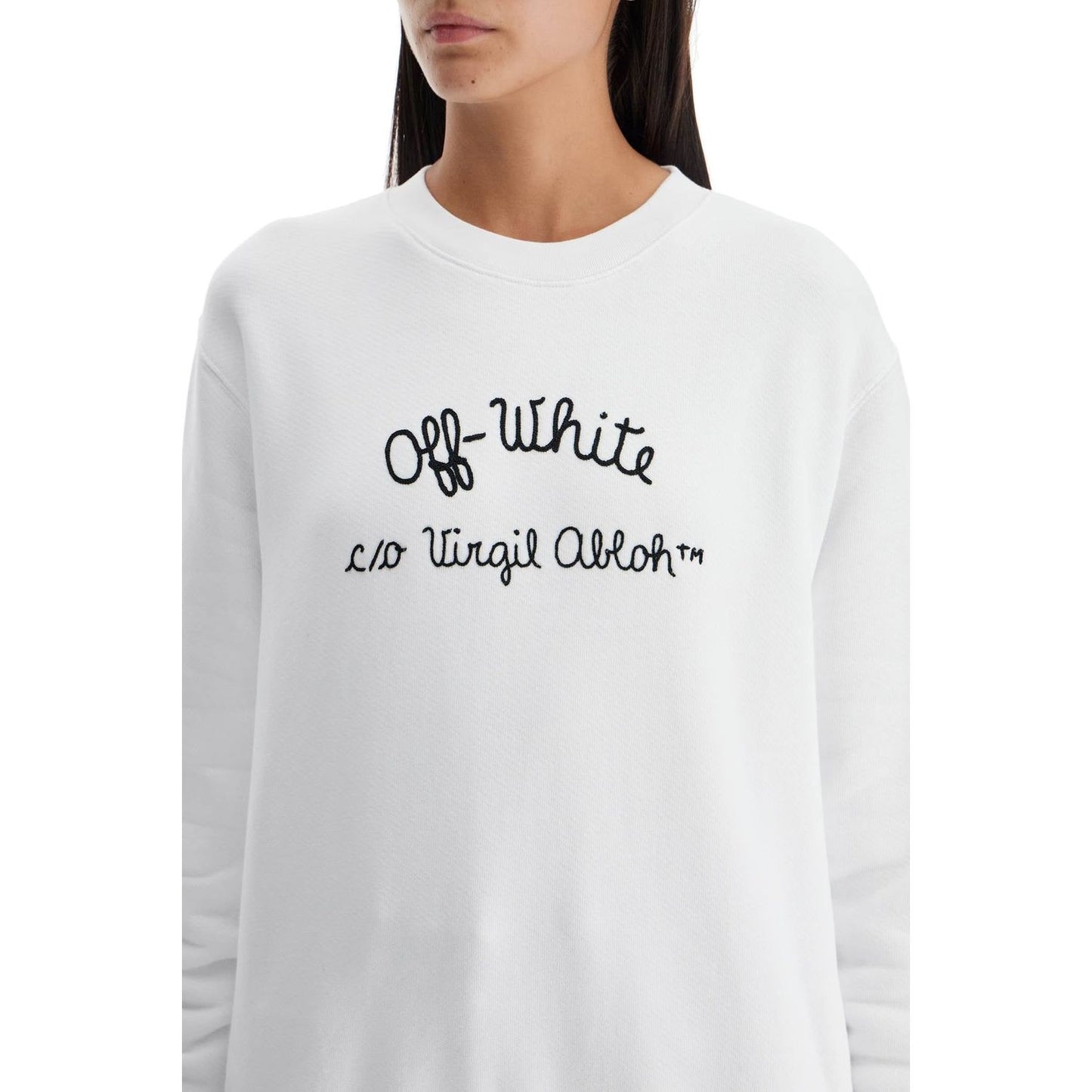 Off-White crewneck sweatshirt with Topwear Off-White