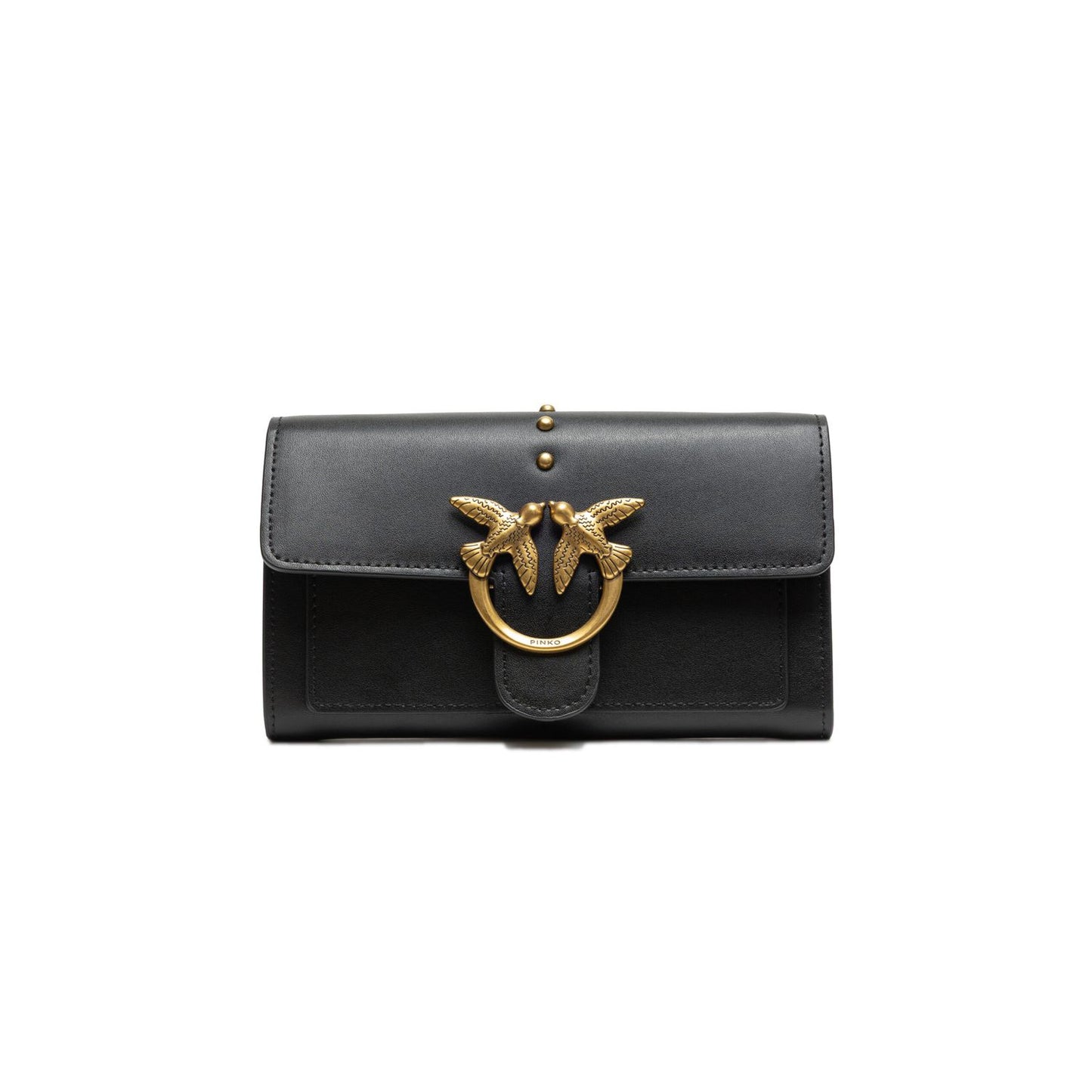 PINKO Black Mini Love Bag One Simply