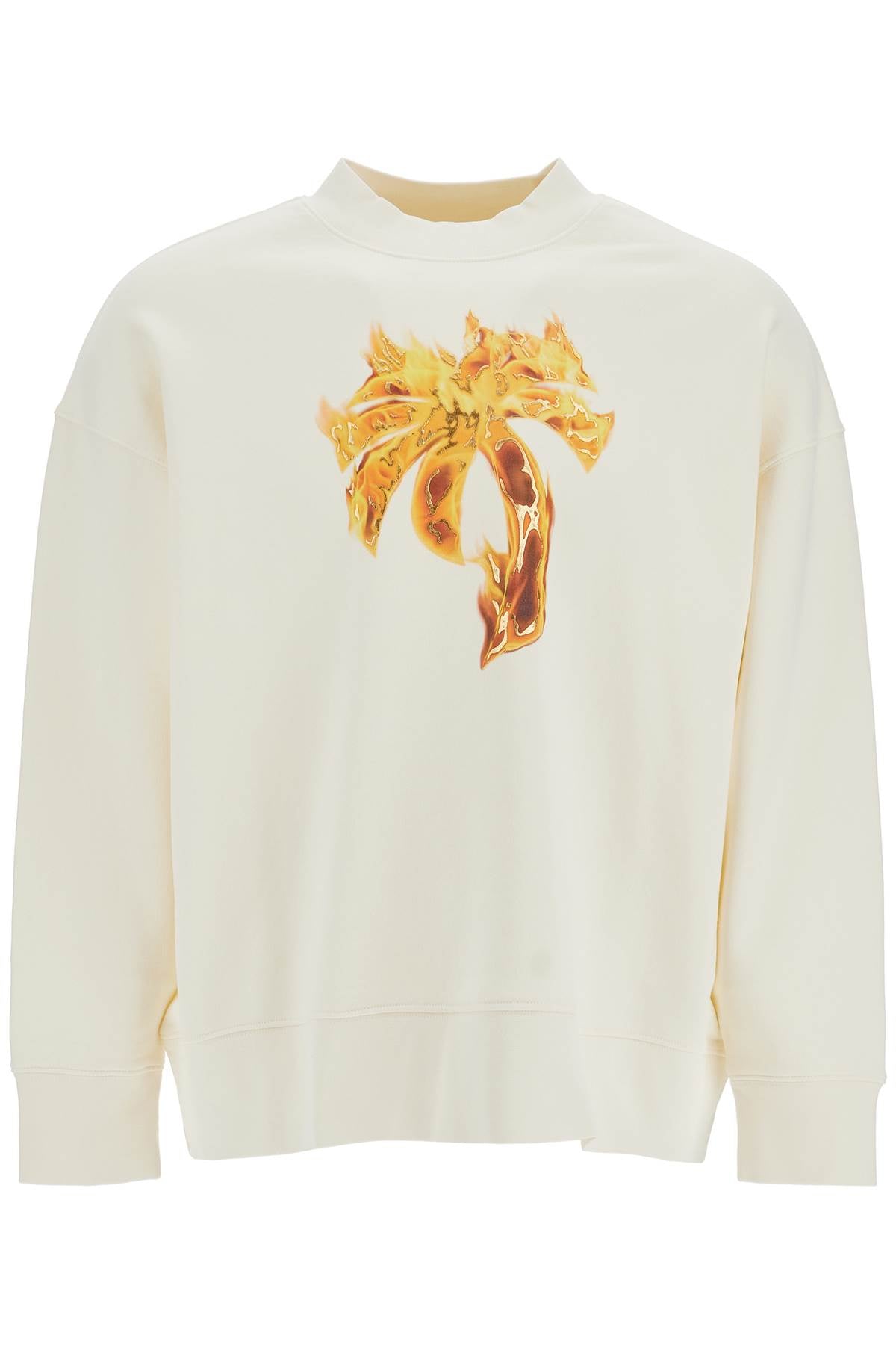 Palm Angels 'burning palm oversized sweat Topwear Palm Angels