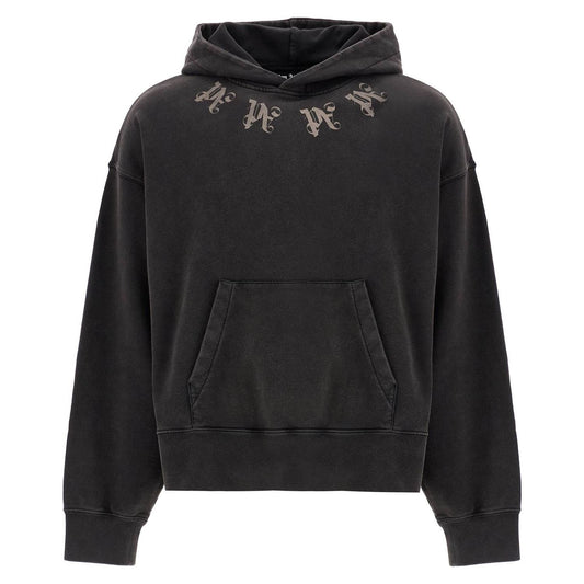 Palm Angels statement monogram hooded sweatshirt Topwear Palm Angels