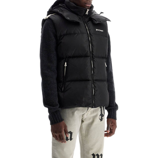 Palm Angels sleeveless down jacket with contrasting Vests Palm Angels