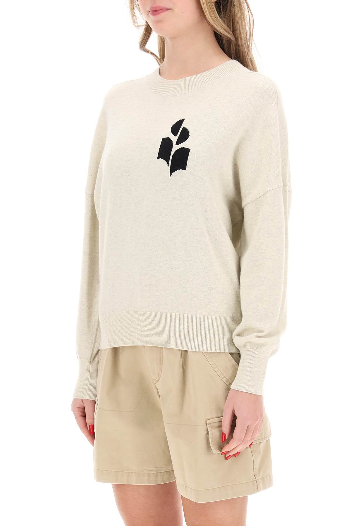 Isabel Marant Etoile Isabel Marant Etoile marisans sweater with logo intarsia