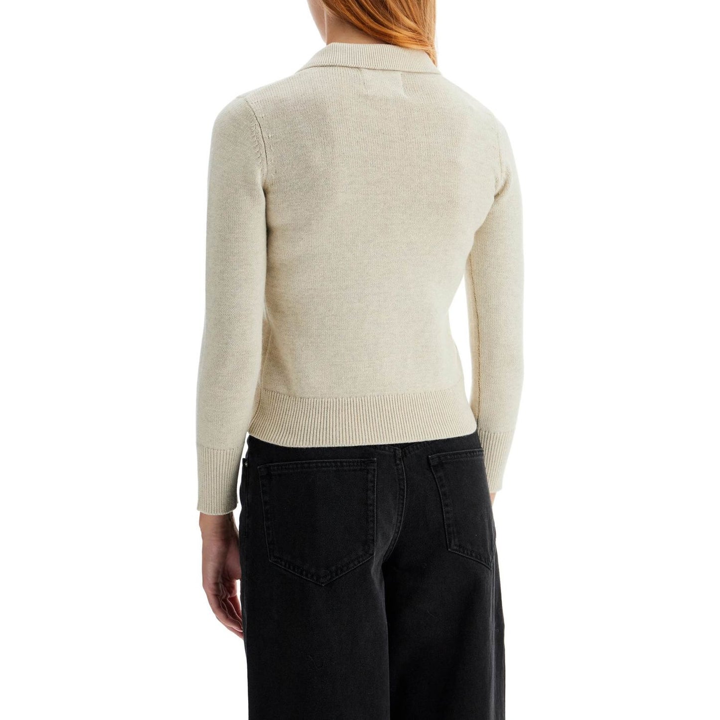 Isabel Marant Etoile cotton and wool nola polo pullover