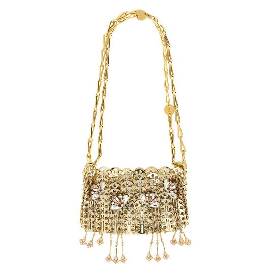 Paco Rabanne Gold Stainless Steel Shoulder Bag
