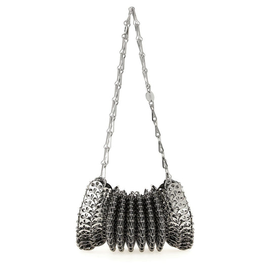 Paco Rabanne Silver Stainless Steel Shoulder Bag