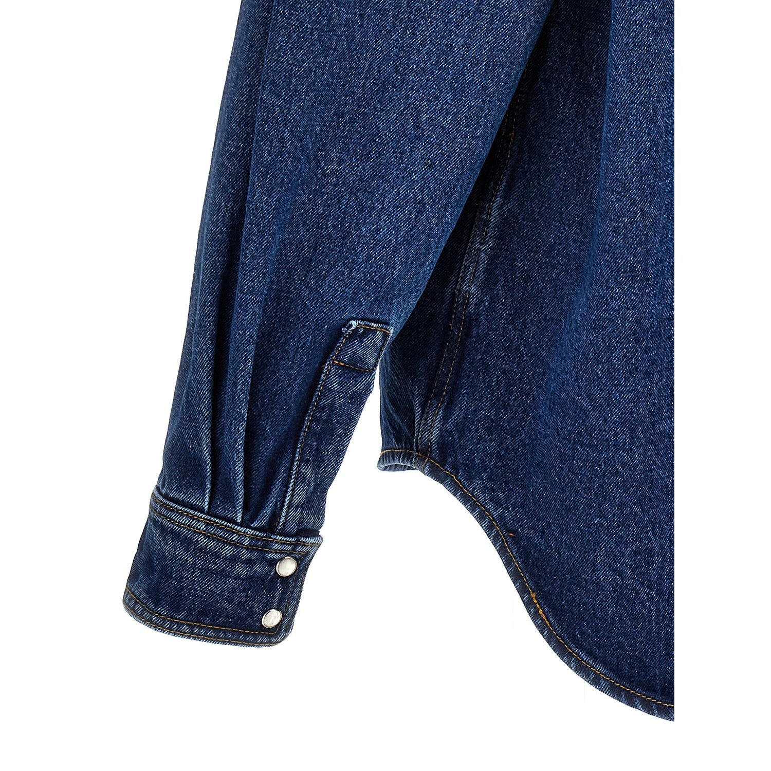 Palm Angels Blue Polyester Denim Jacket