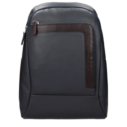 Piquadro Gray Leather Backpack 1728,75667636384,Backpacks - Bags,Bags,Gray,Men,New with tags,Piquadro