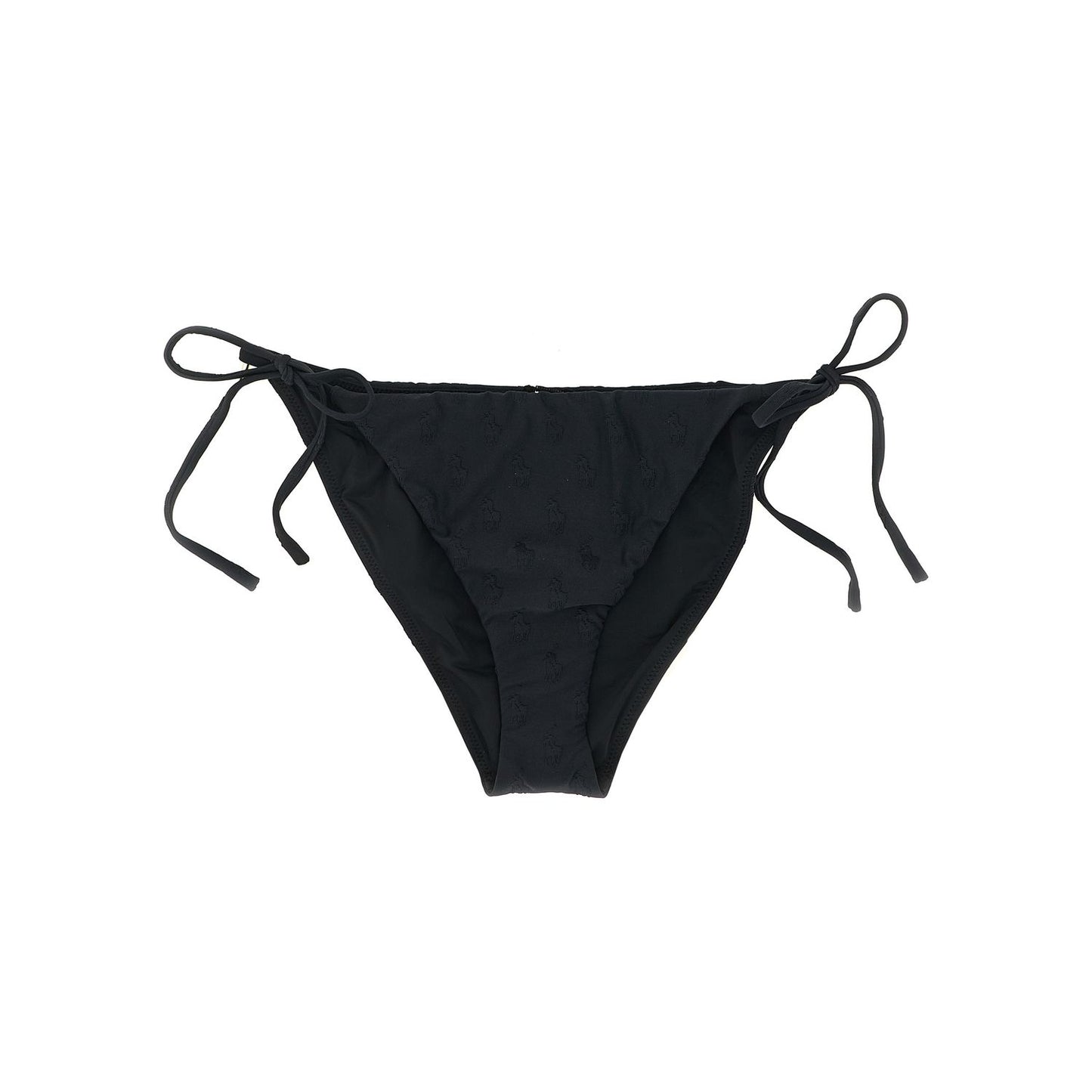 Polo Ralph Lauren Black Recycled Polyester Bikini