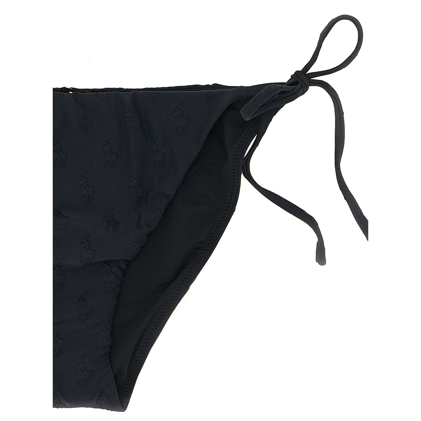 Polo Ralph Lauren Black Recycled Polyester Bikini