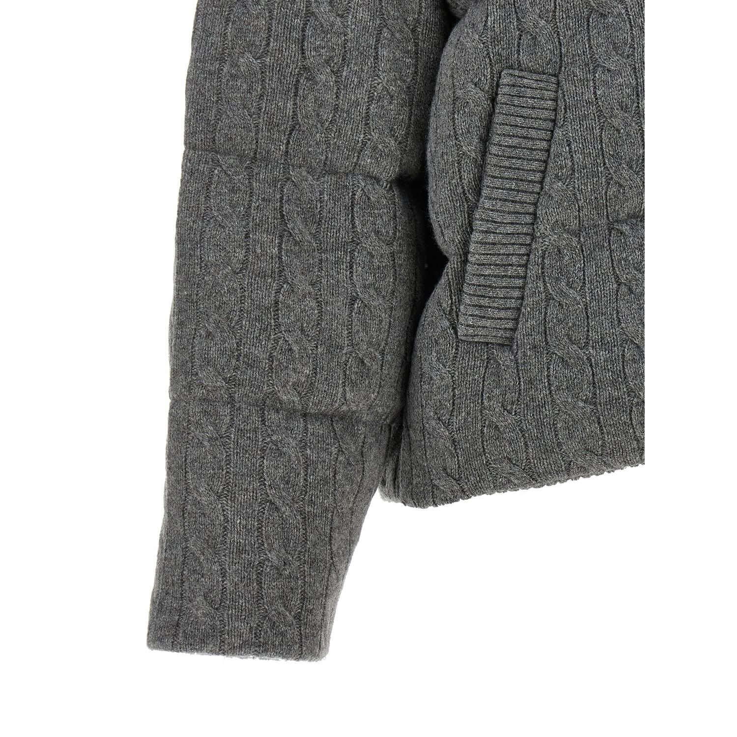 Polo Ralph Lauren Gray Wool Full-Length Jacket