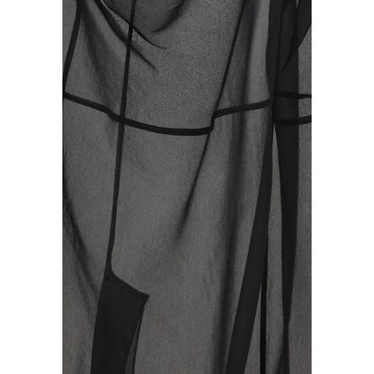 Prada Black Polyester Midi Skirt 1728,72470364320,Black,Clothing,IT38 | S,IT40 | M,Midi - Skirts - Clothing,New with tags,Prada,Skirts - Clothing,Women