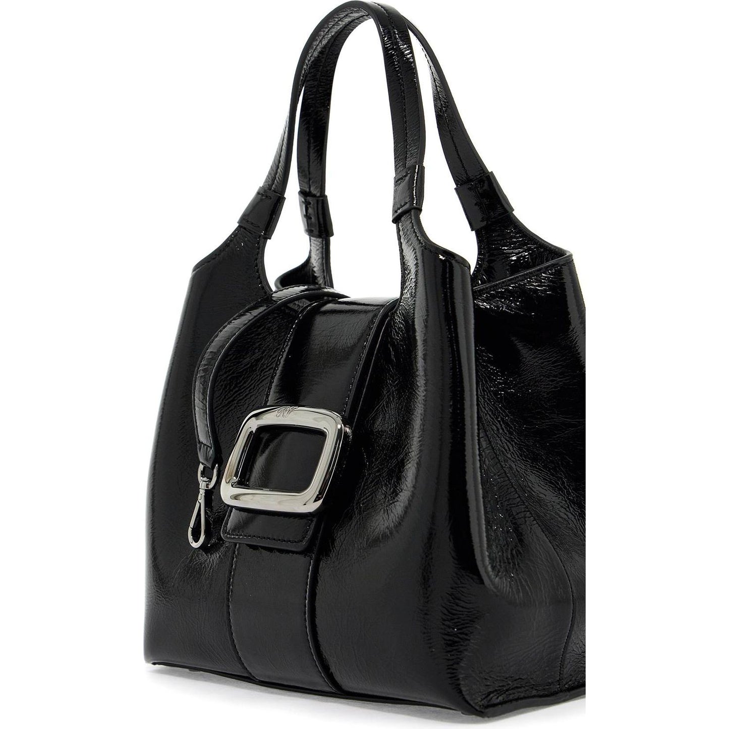 Roger Vivier mini viv' chock tote bag in patent Shopper Roger Vivier