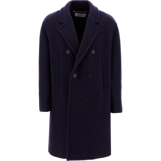 Lanvin double-breasted heavy wool coat Jackets Lanvin