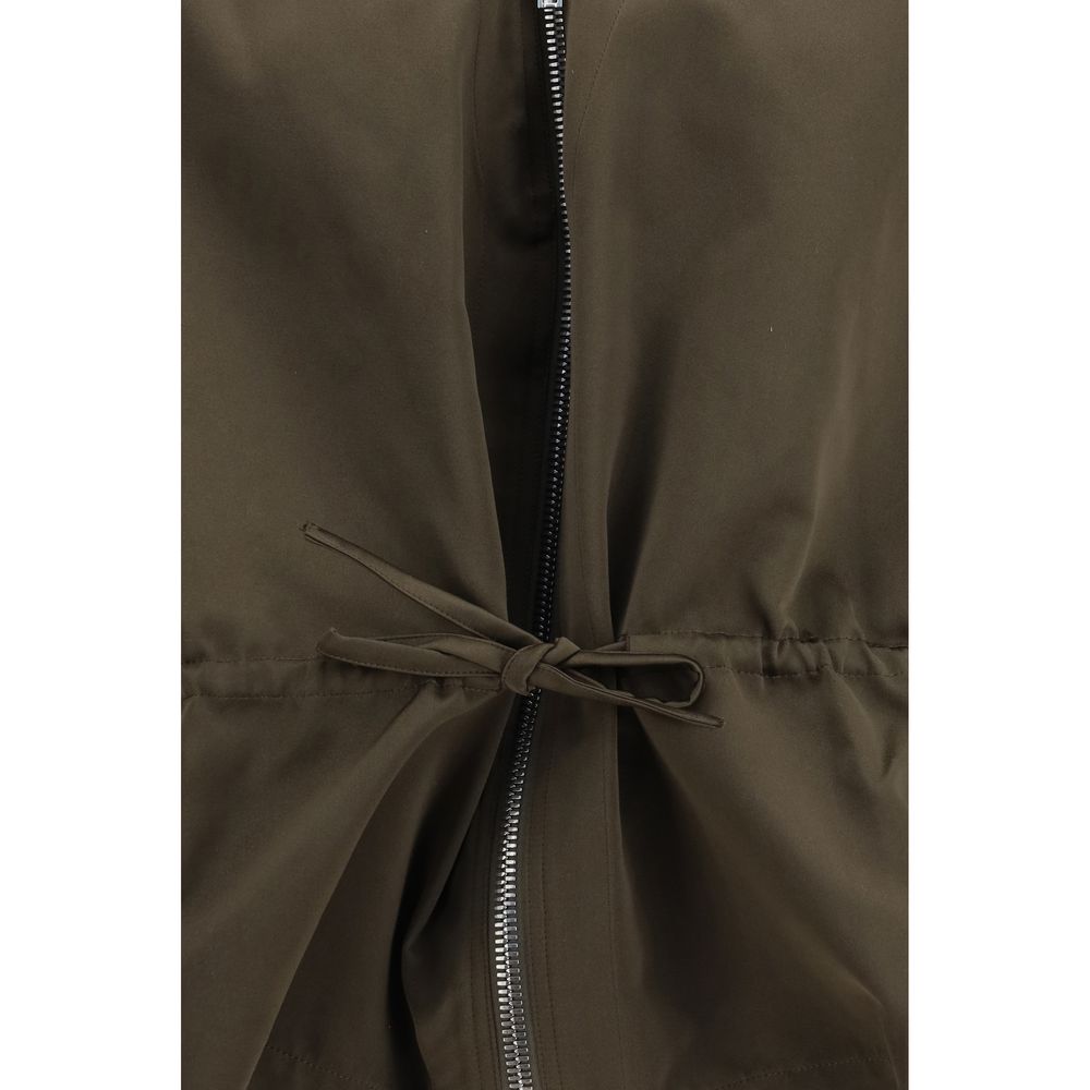Rick Owens Brown Polyester Shell Jacket