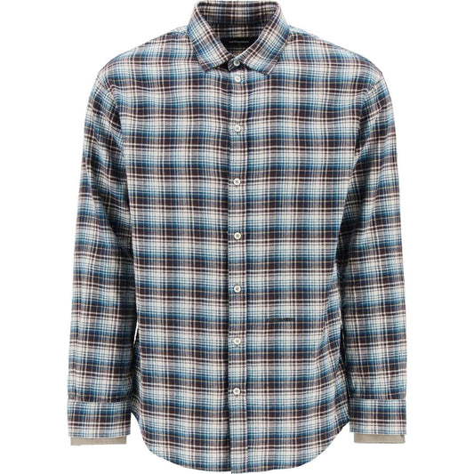 Dsquared2 check shirt with layered sleeves Shirts Dsquared2