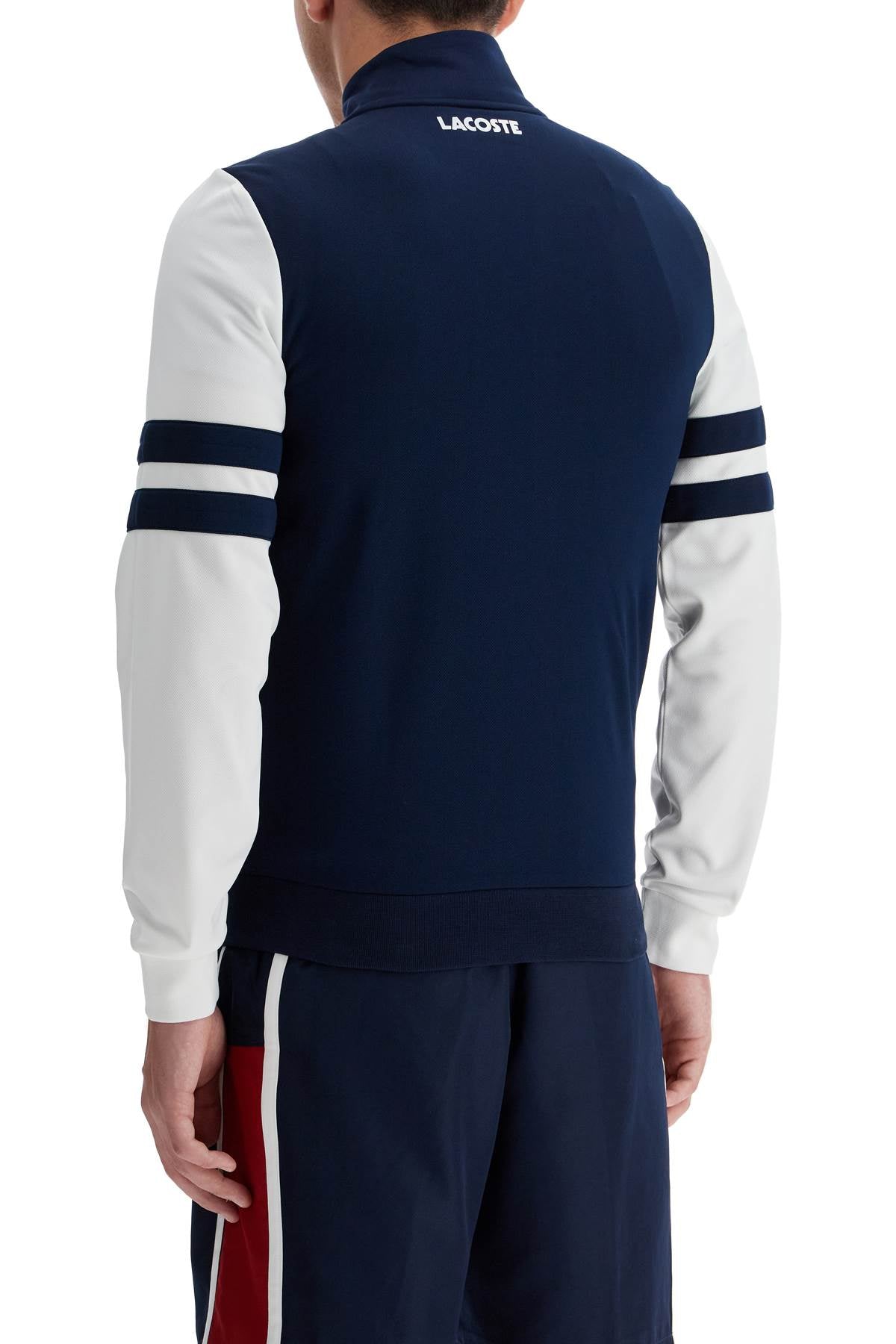 Lacoste full zip sweatshirt with contrasting sleeves Topwear Lacoste