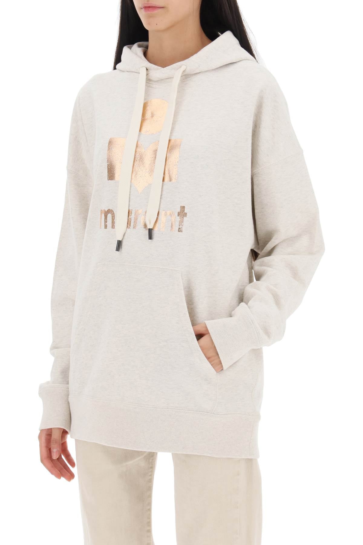 Isabel Marant Etoile mansel sweatshirt with metallic logo Topwear Isabel Marant Etoile