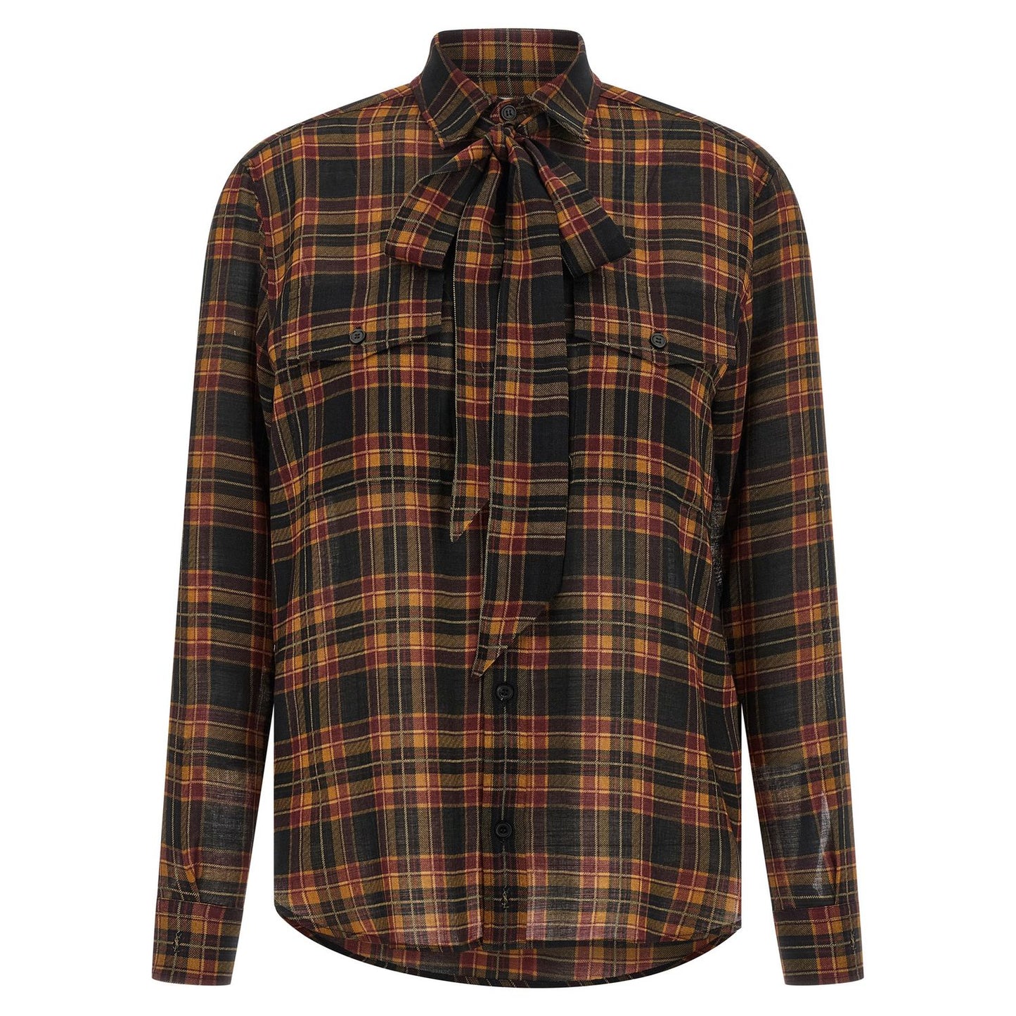 Saint Laurent Multicolor Wool Blouse