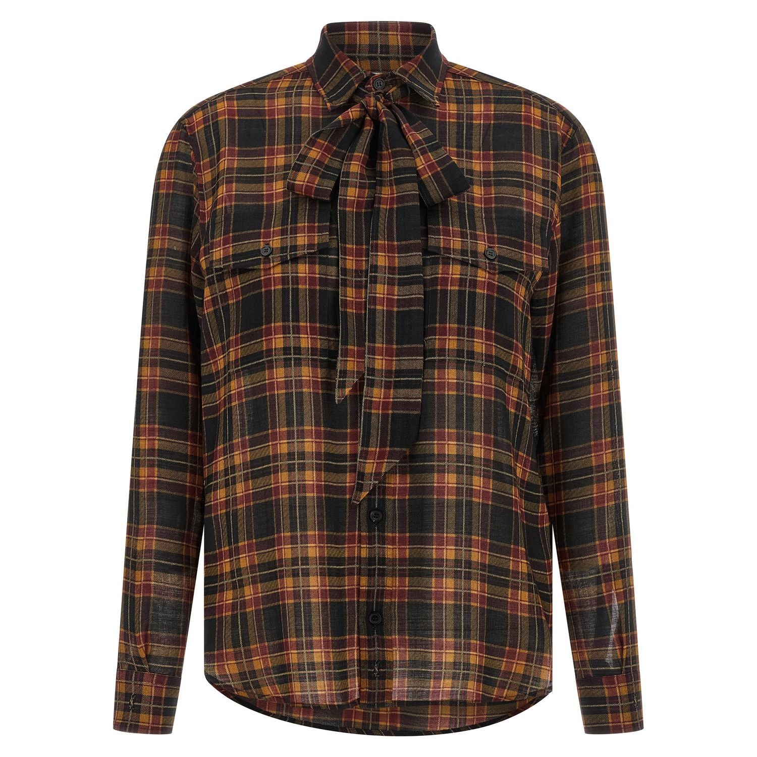 Saint Laurent Multicolor Wool Blouse