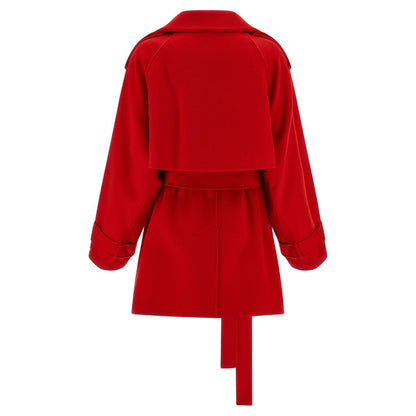 Sportmax Multicolor Virgin Wool Coat