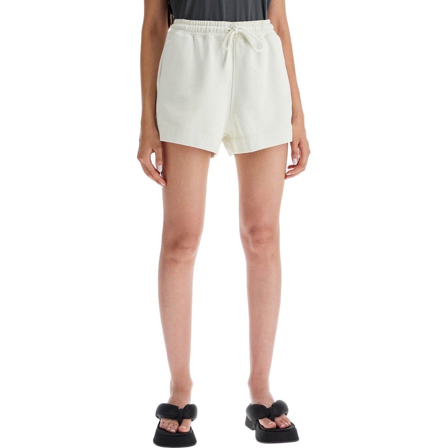 Ganni sweatshirt fabric shorts