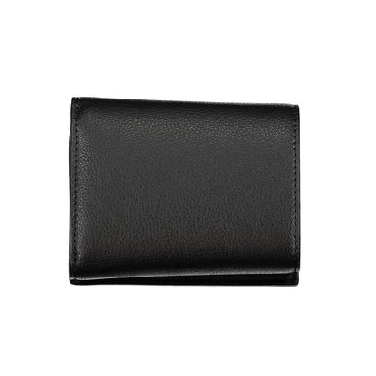 Tommy Hilfiger Black Polyurethane Women Wallet