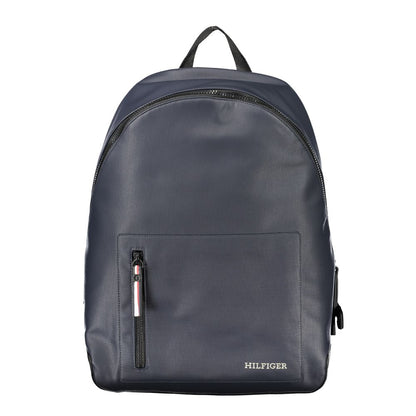 Tommy Hilfiger Blu Polyurethane Men Backpack