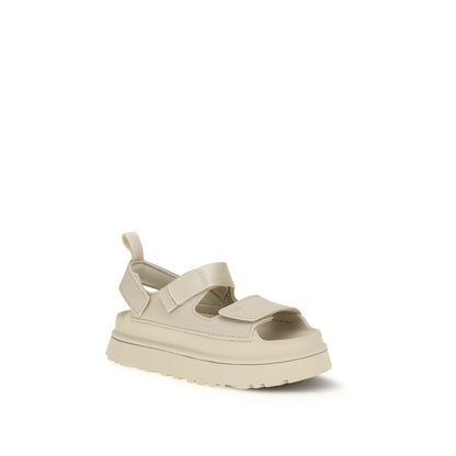 UGG Beige Recycled Polyester Flat Sandals 1728,72470364320,Beige,EU36/US6,EU37/US7,EU38/US8,EU39/US9,EU40/US10,EU41/US11,Flat - Sandals - Shoes,New with tags,Sandals - Shoes,Shoes,UGG,Women