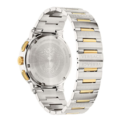 VERSACE Mod. GRECA LOGO CHRONOGRAPH - SILVER
