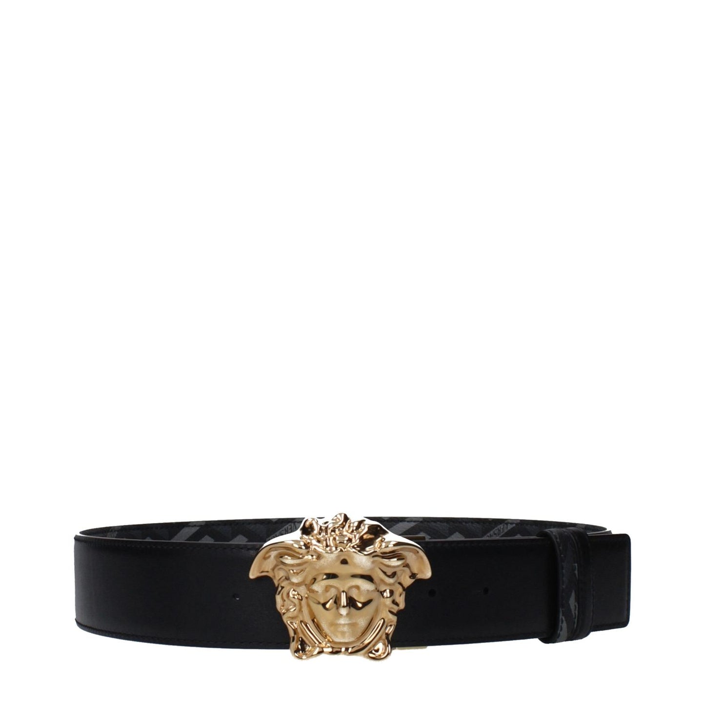 Versace Gray Polyester Regular Belt100 cm / 40 Inches,110 cm / 44 Inches,1728,75667636384,80 cm / 32 Inches,90 cm / 36 Inches,95 cm / 38 Inches,Accessories,Belts - Accessories,Gray,Men,New with tags,Regular Belts - Belts - Accessories,Versace