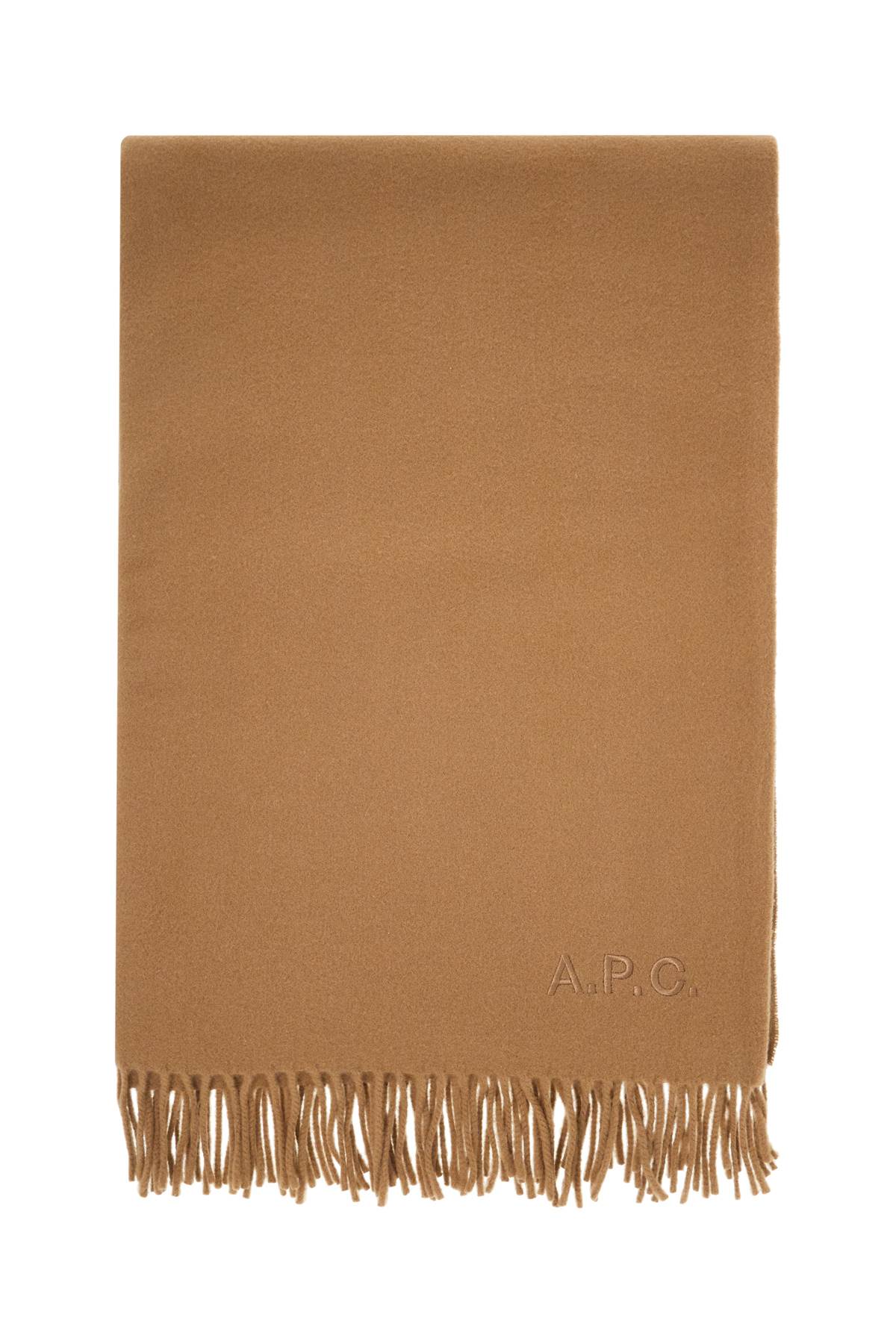 A.P.C. alix brodée wool scarf Scarves Hats & Gloves A.P.C.