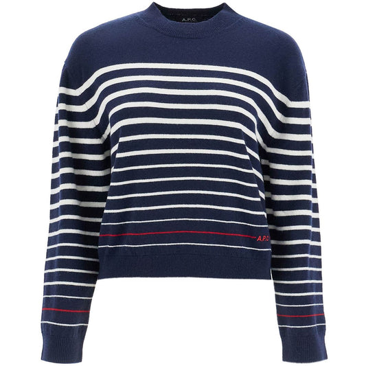 A.P.C. A.P.C. "striped wool billie pullover