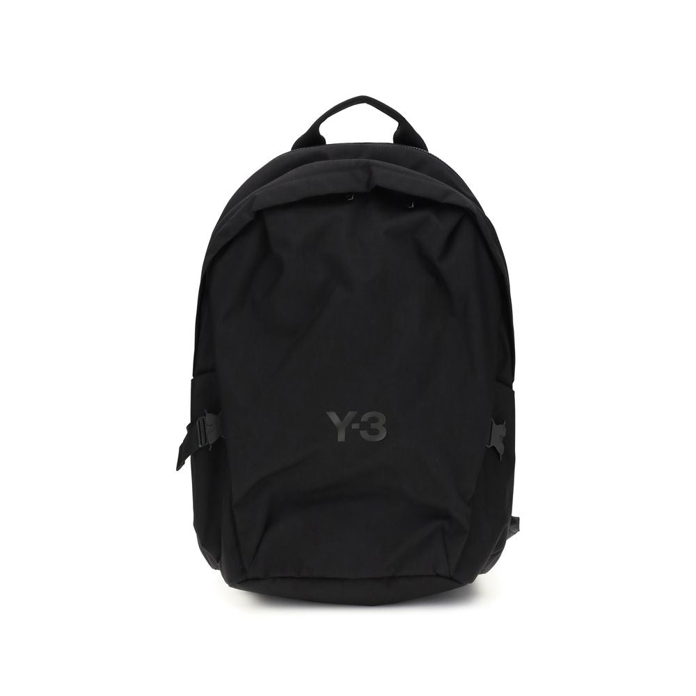 Y-3 Black Polyester Backpack 1728,72470364320,Backpacks - Bags,Bags,Black,Men,New with tags,Y-3