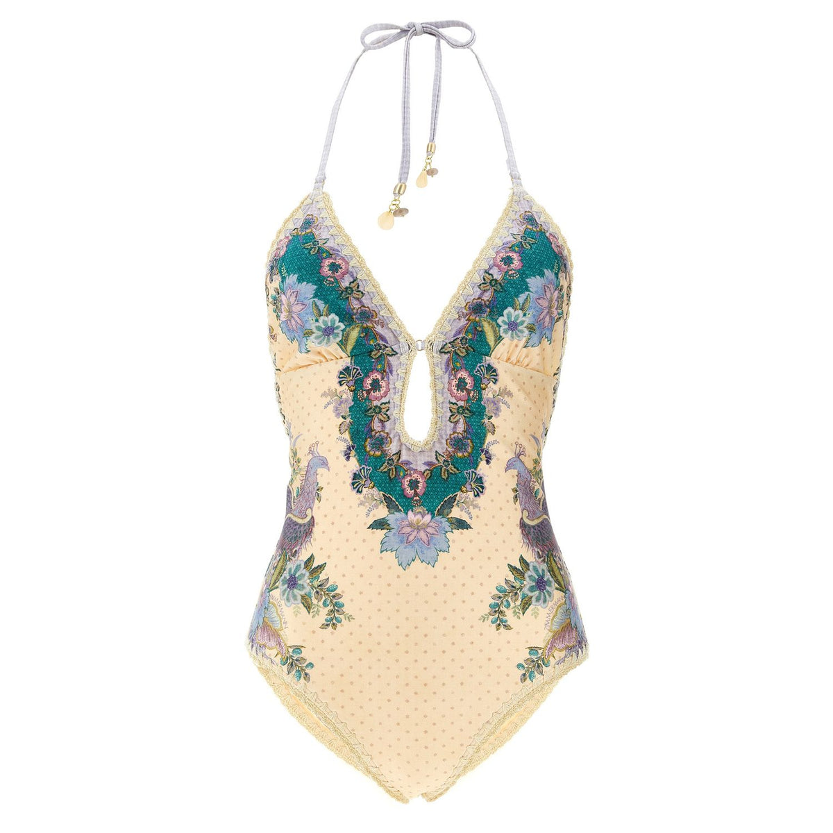 Zimmermann Multicolor Polyamide One-Piece Swimsuit