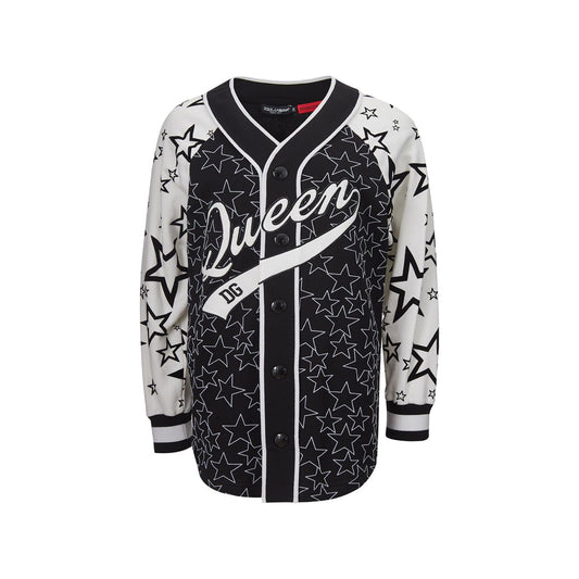 Dolce & Gabbana | Black Buttoned Sweatshirt | McRichard Designer Brands